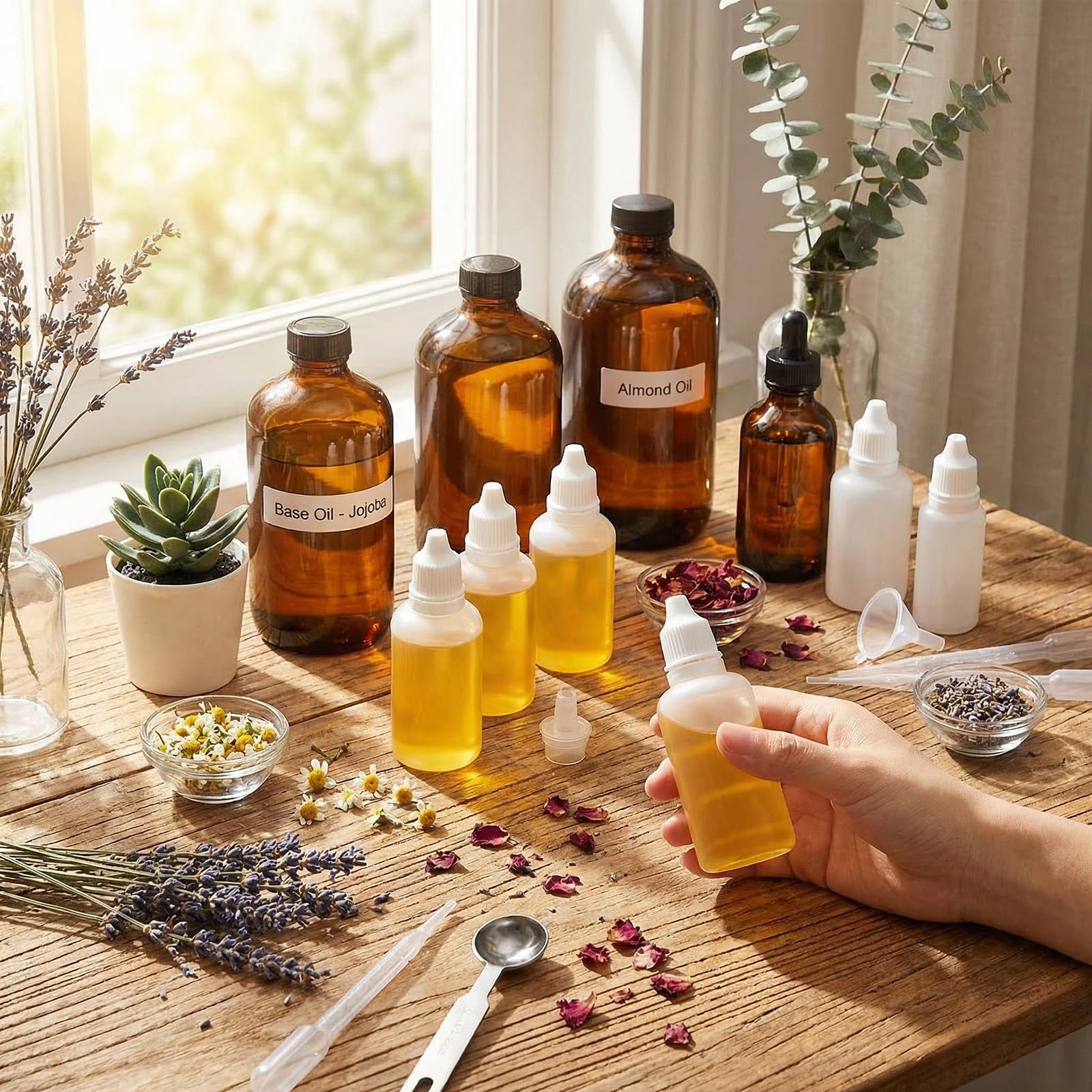 24 Pz 50ml Vuoto di plastica collirio Bottiglia/flacone contagocce/Bottiglie di scarico - con anello di tenuta - Contenitore di flaconi per cosmetici - Ottimo per confezione da viaggio