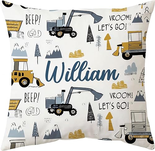 Vista 23 de Hyturtle Almohada personalizada con anuncio de nacimiento para niños (inserto incluido), regalo para bebé niño, almohada de estadísticas