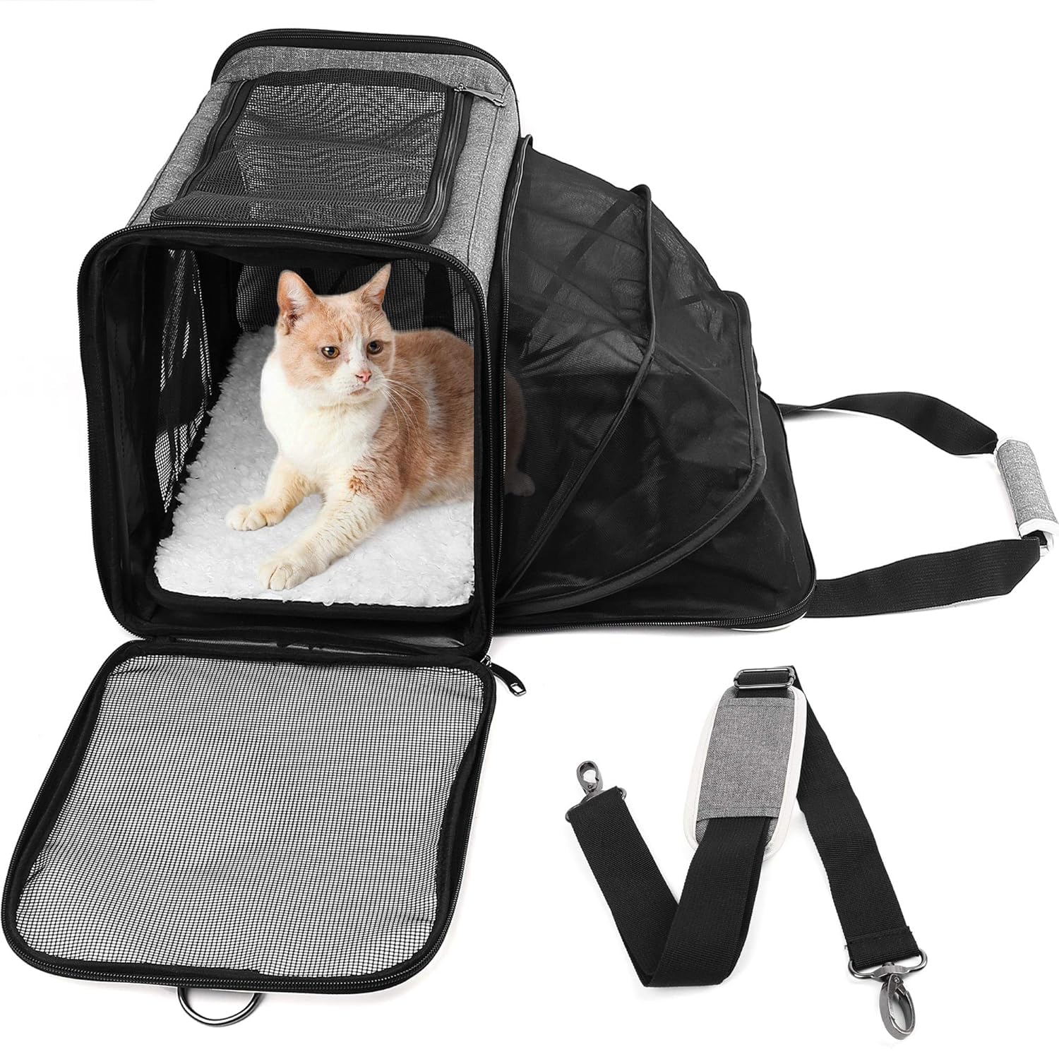 See full amazon price history chart for Cature Cat Carrier Airline Approved Pet Carrier Bag for Small Dogs, Puppies, Kittens, Expandable Soft Sided Cat Carrying Case for Travel, Collapsible, Foldable (Color-Grey) Cature Cat Carrier Airline Approved Pet Carrier Bag for Small Dogs, Puppies, Kittens, Expandable Soft Sided Cat Carrying Case for Travel, Collapsible, Foldable (Color-Grey) (B0CXF2WH14) Amazon Price History, Amazon Price Tracker