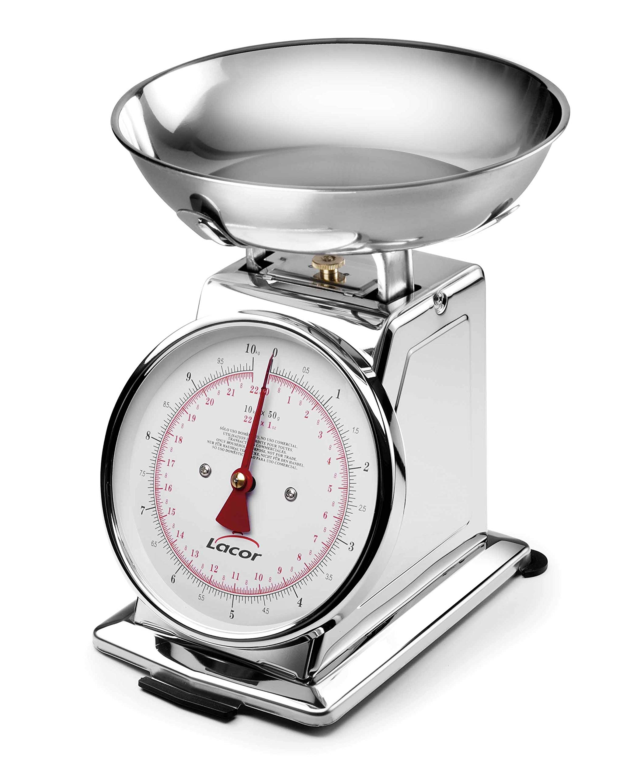 Lacor-61705-MECHANICAL Scale W/BOL ST.Steel 5 KG