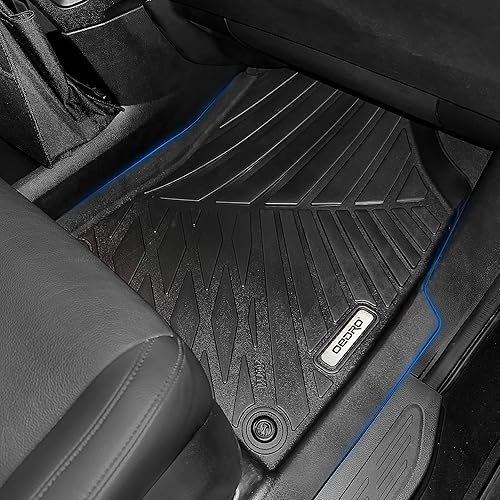 Miniatura 2 de OEDRO Alfombrillas compatibles con Honda Odyssey 2018-2023, revestimientos únicos de TPE negro para todo tipo de clima