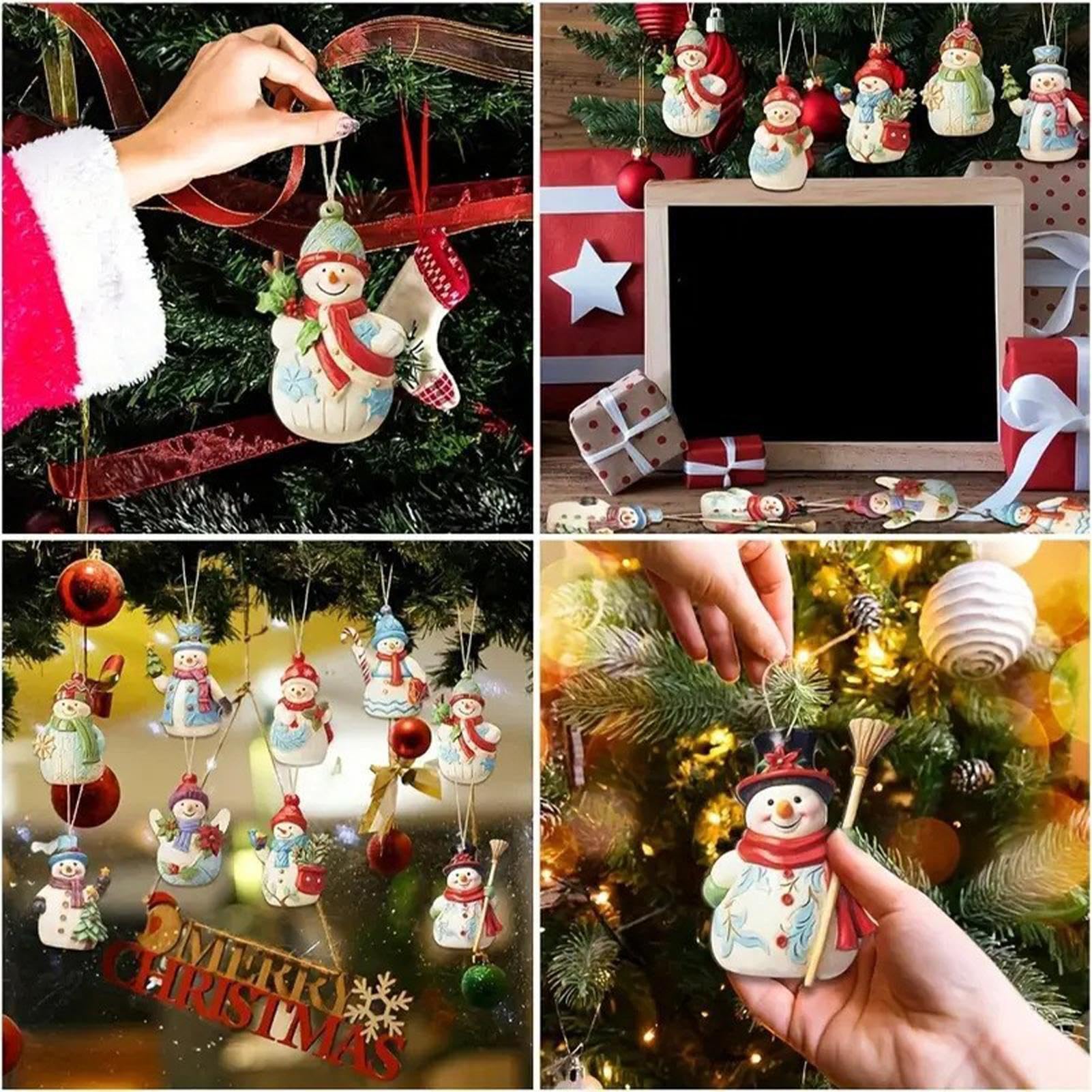 Decorazioni Di Natale Pupazzo Di Neve In Legno,Decorazioni Di Natale