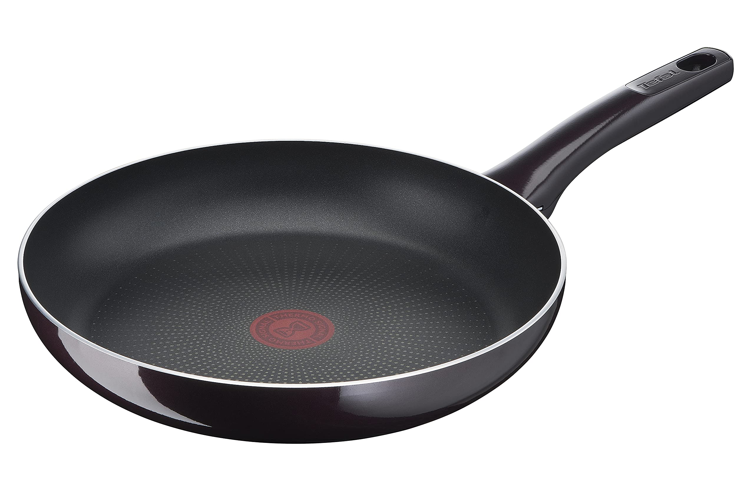 TEFAL Frying Pan | G6 Resist Intense 28 cm Non-Stick Frypan With Thermo Spot | Burgundy | 2 Years Warranty | D5220683