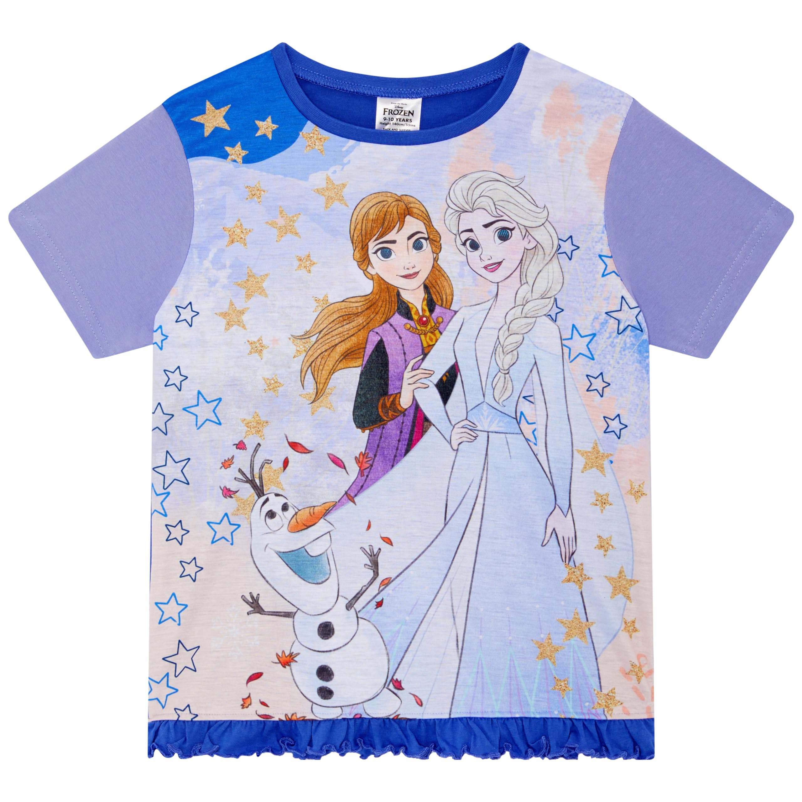 Disney Pyjama court pour fille La Reine des Neiges