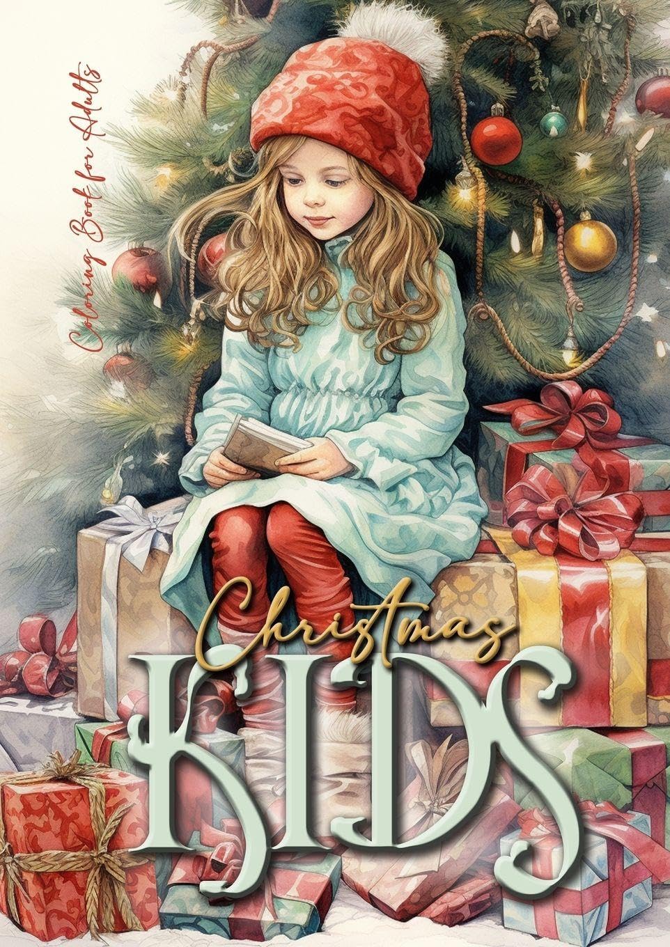 Christmas Kids Coloring Book for Adults: Christmas Children Coloring Book for adults grayscale christmas day Coloring Book adults christmas grayscale: 5