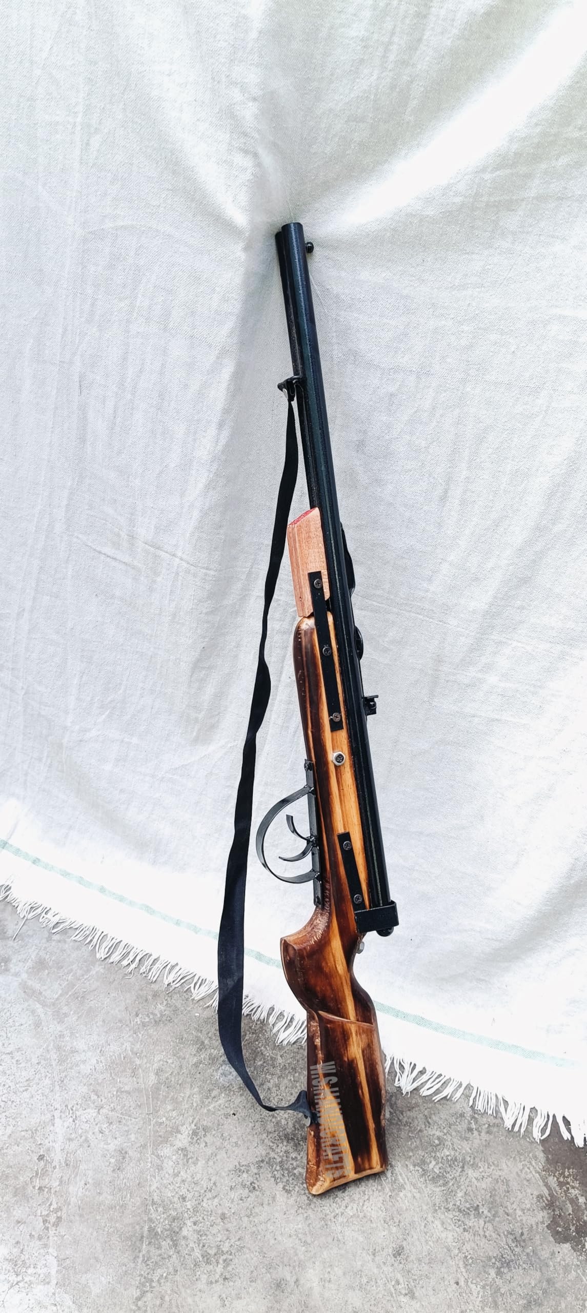 W.S. HANDICRAFTS Wooden Wall Hanging Showpiece Gun (33) 10 x 82 x 5 cm