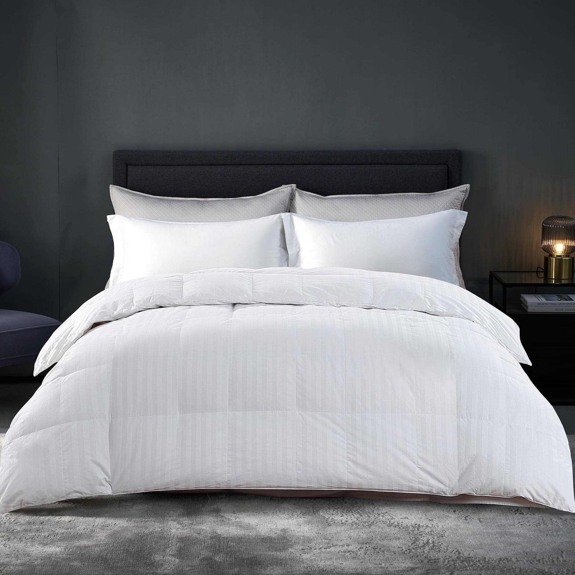 Hotel Grand Luxurious 5Star White Fluffy Down Comforter King Size All