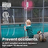 Vista 2 de Alarma de piscina segura S187D de Techko