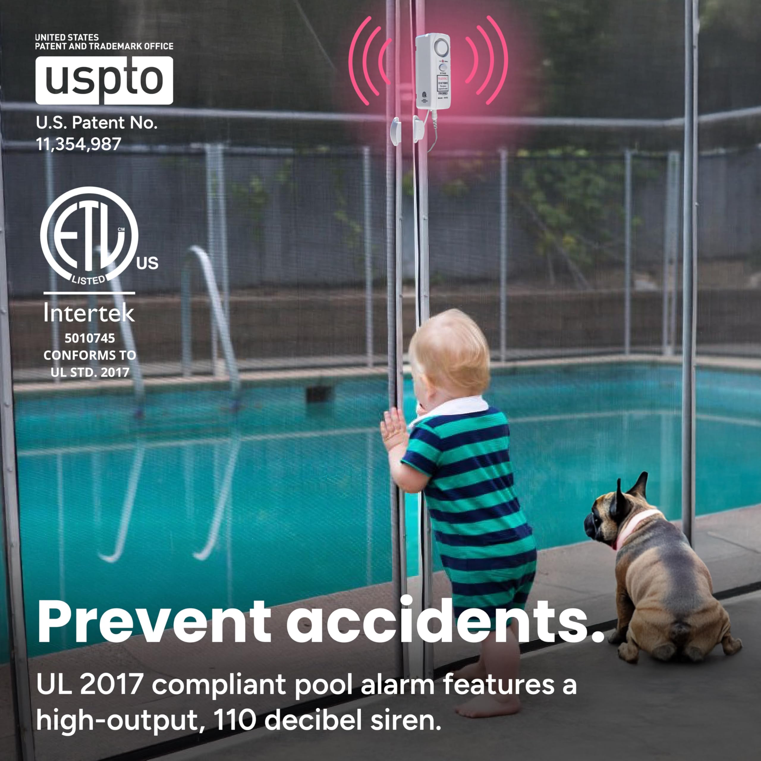 Techko Alarme de Piscine sûre S187D