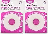Vista 6 de HeatnBond Adhesivo termoadhesivo para dobladillo, peso regular, color blanco