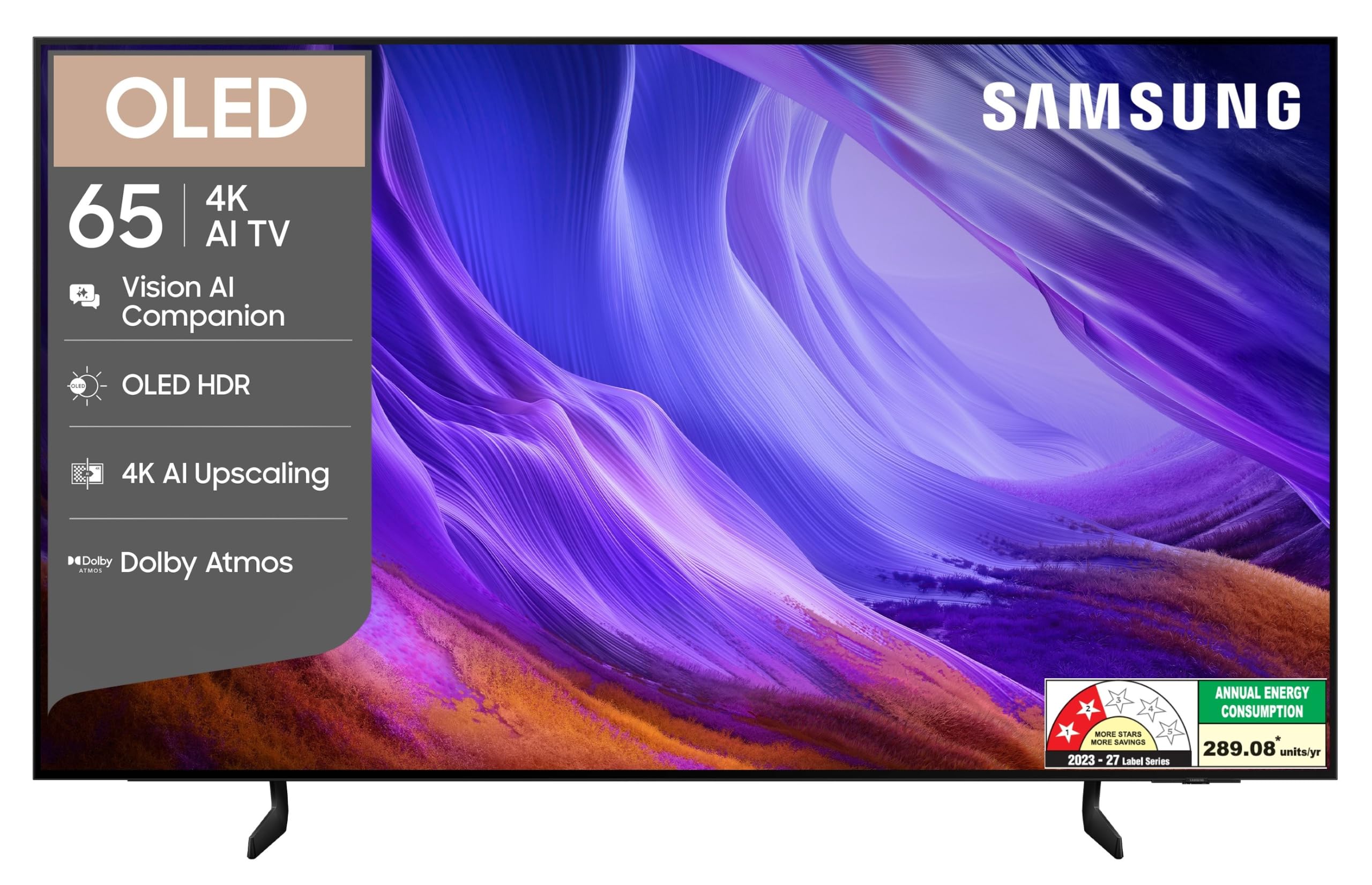 Samsung 65 inches OLED 4K Samsung Vision AI Smart TV QA65S85HAELXL discount deal