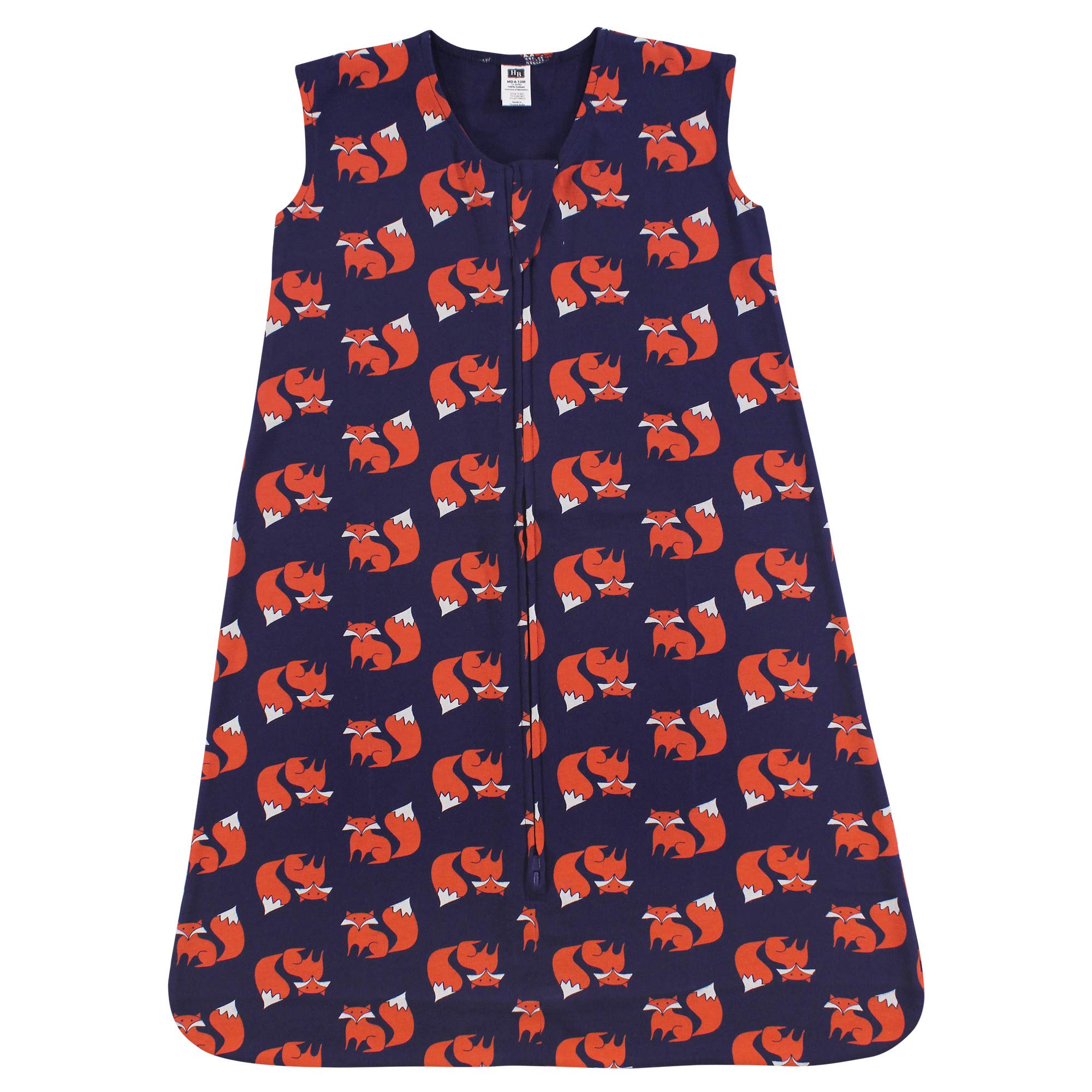 Hudson Baby Unisex BabyCotton Sleeveless Wearable Sleeping Bag, Sack, Blanket
