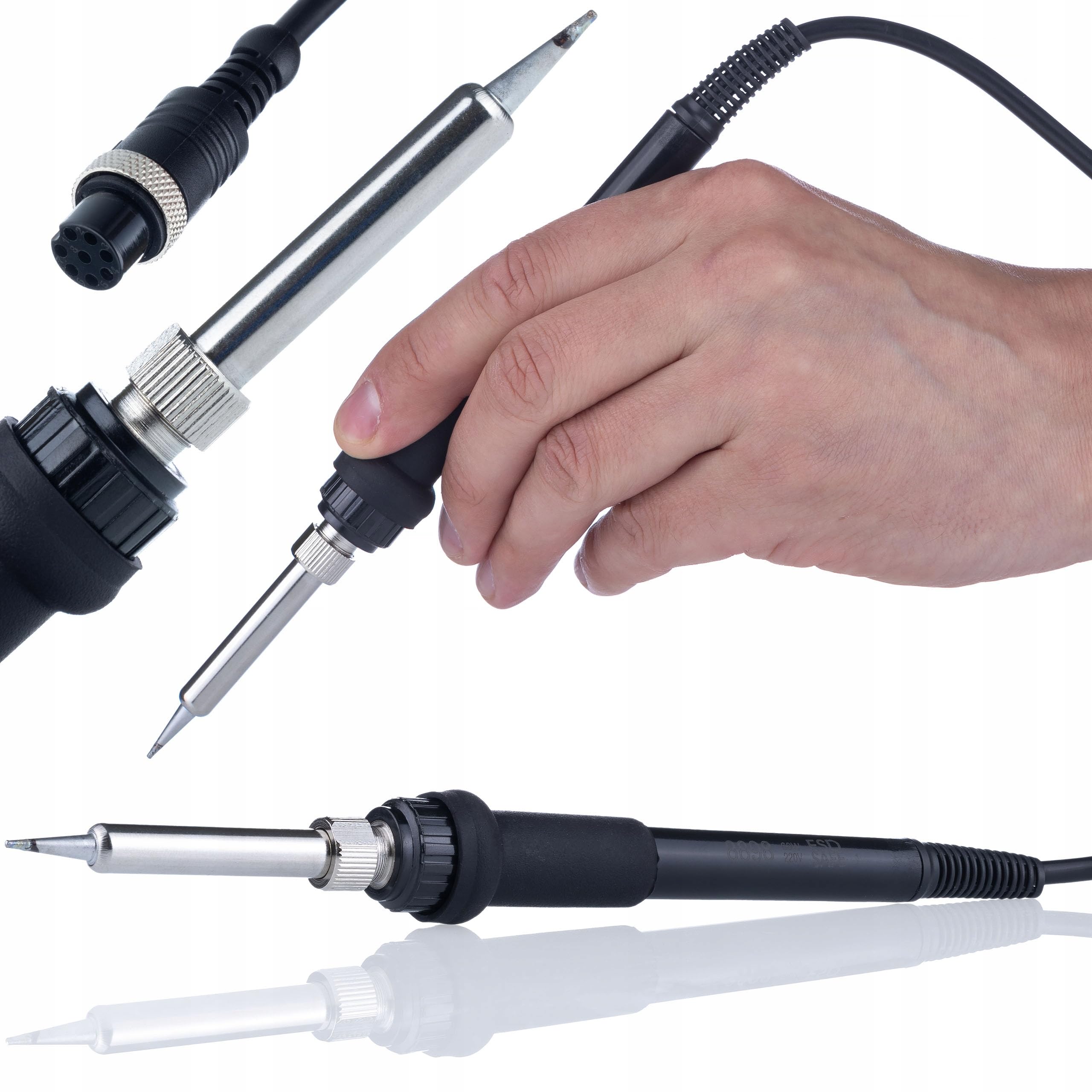 ROSFIX - Kit de soldadura de soldadura para soldar con autógena (660 W, incluye soldador grapadora)