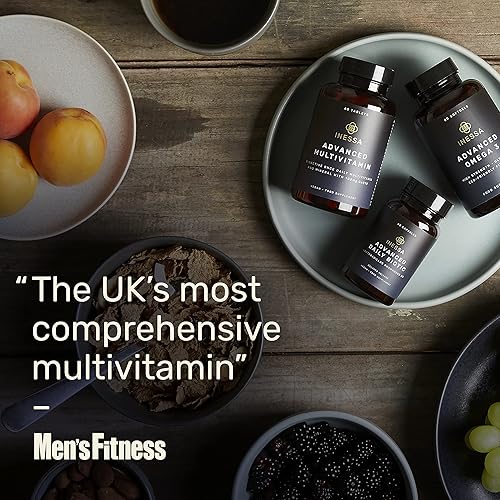 Miniatura 4 de Inessa BIOACTIVE Multivitamínico avanzado | Forma potente, probada más absorbible y dosis óptima CoQ10 100 mg, vitamina D3 2000 UI, espectro B, K2