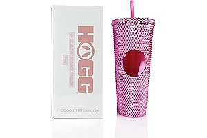 Hogg Pink Tumbler 24oz: Shimmering and Customizable Cup