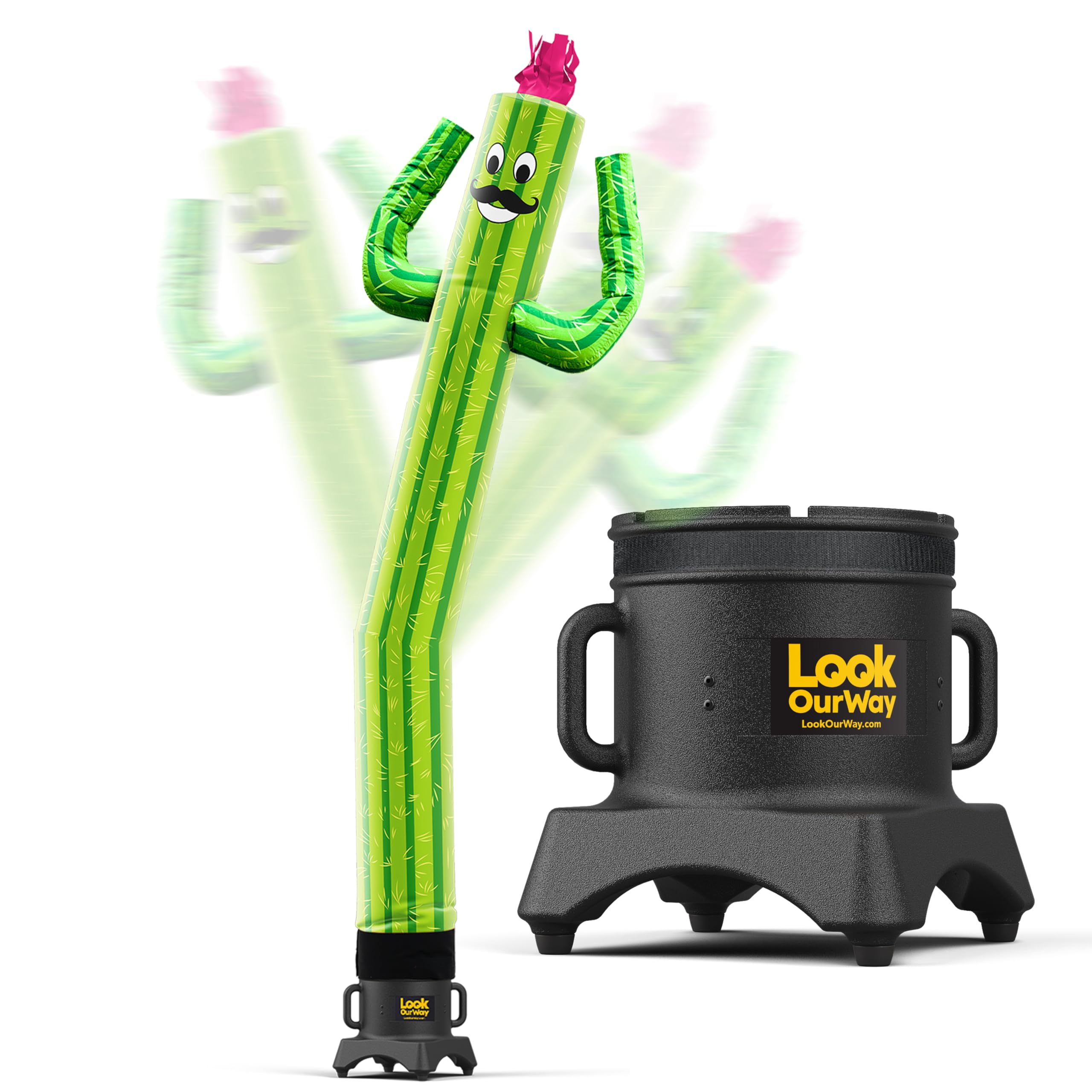 LookOurWay Air Dancers Wacky Waving Inflatable Tube Man - 10 Feet Tall Inflatable Dancing Man with Blower for Business Advertising - Character Themed