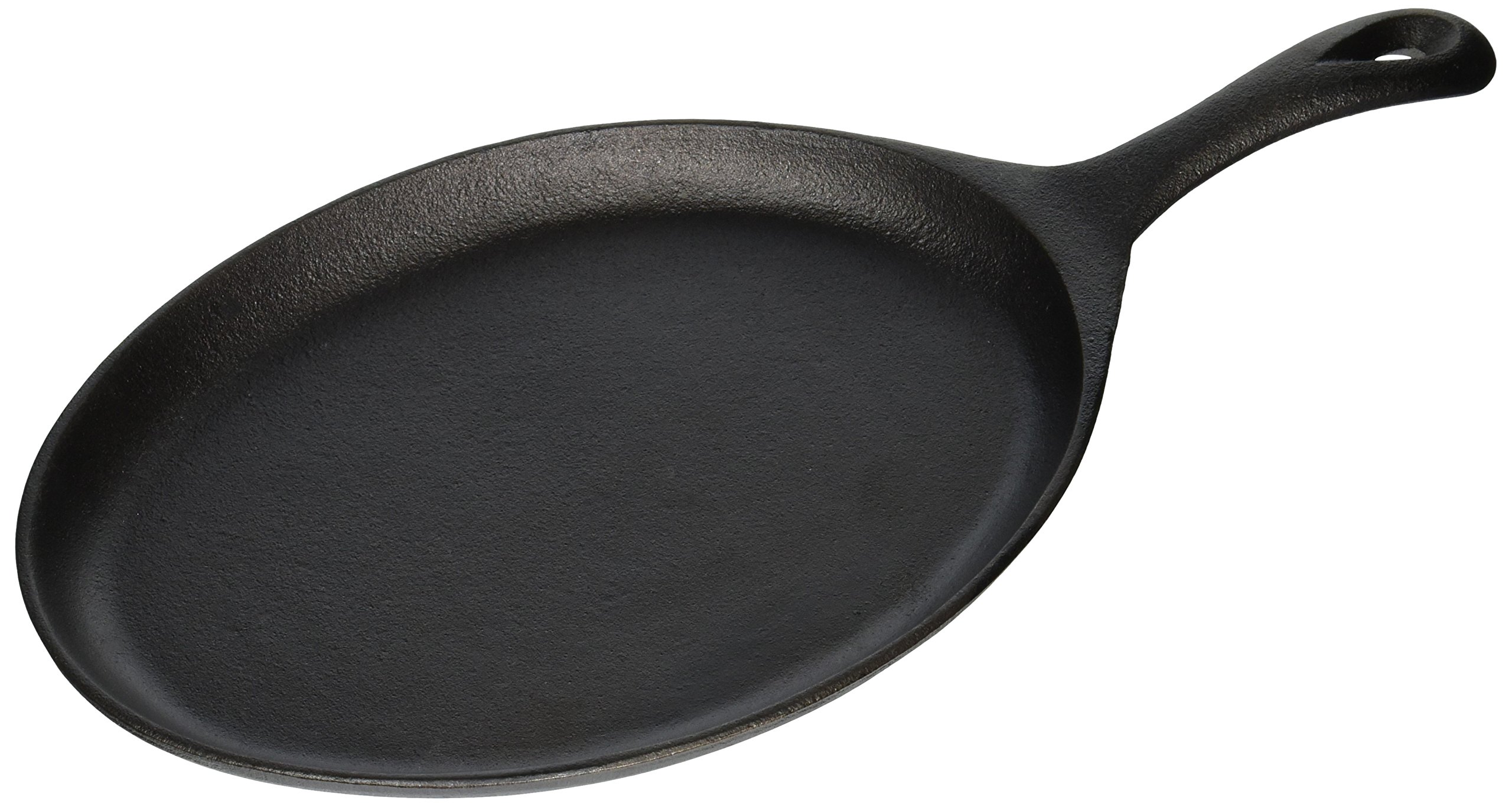 Browne Cast Iron Skillet with Handle by Browne Foodservice – 9-1/2 by 7-Inch, 1.0 pounds, Cast Iron, Black, Model 573722