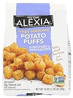 Vista 1 de ALEXIA FOODS Puffs de patata con ajo asado y pimienta negra, 19 onzas