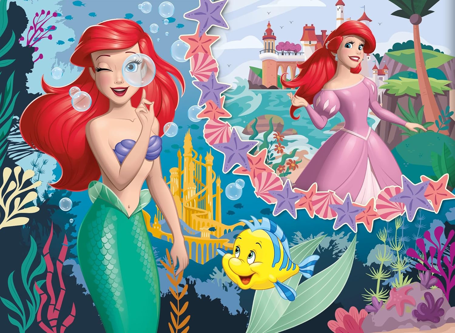 Lisciani Giochi 111138 Disney eco-Puzzle mini df 48 Ariel