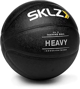 SKLZ Weighted Training Basketball, 29.5" - 3-lb Heavy Training Ball - Black, Quality Faux Leather Construction - Durable & Wear-and-Tear Resistant Dribbling Trainer for Indoor or Outdoor Use product image