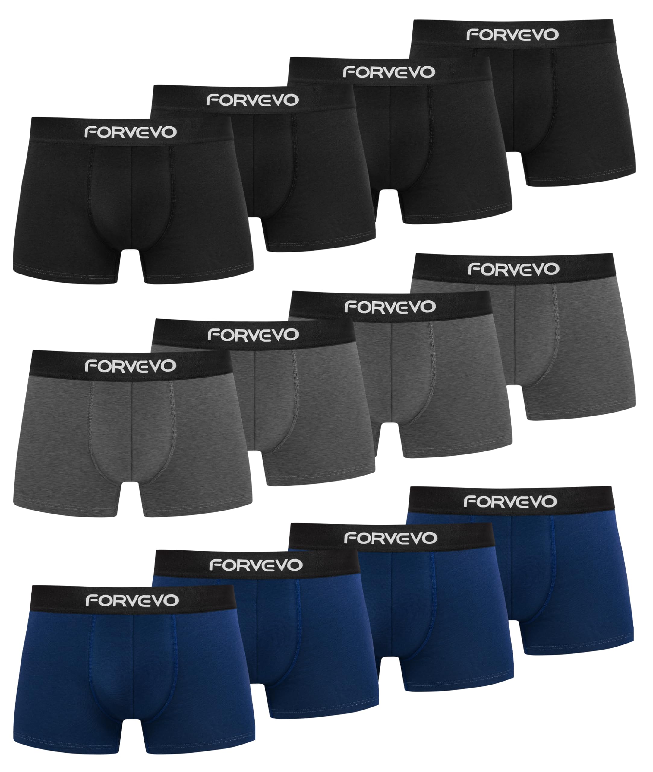 Boxer Uomo Cotone Confezione Da 12 - 95% Cotone, 5% Elastan | Senza Etichette, Taglie M-3XL - Foto 6