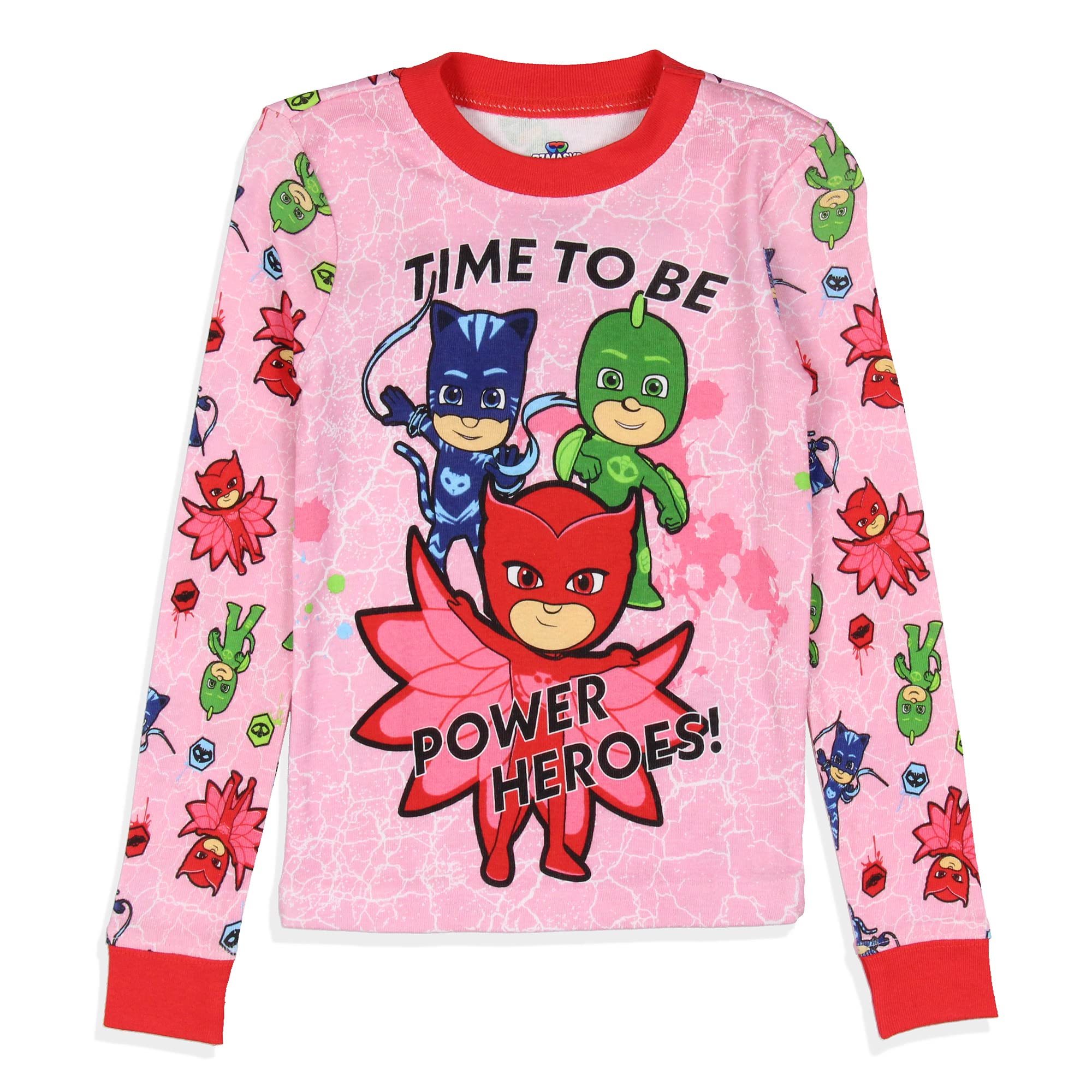 Snapklik PJ Masks Toddler Girls Gekko Catboy Owlette Title Logo snapklik-pj-masks-toddler-girls-gekko-catboy-owlette-title-logo
