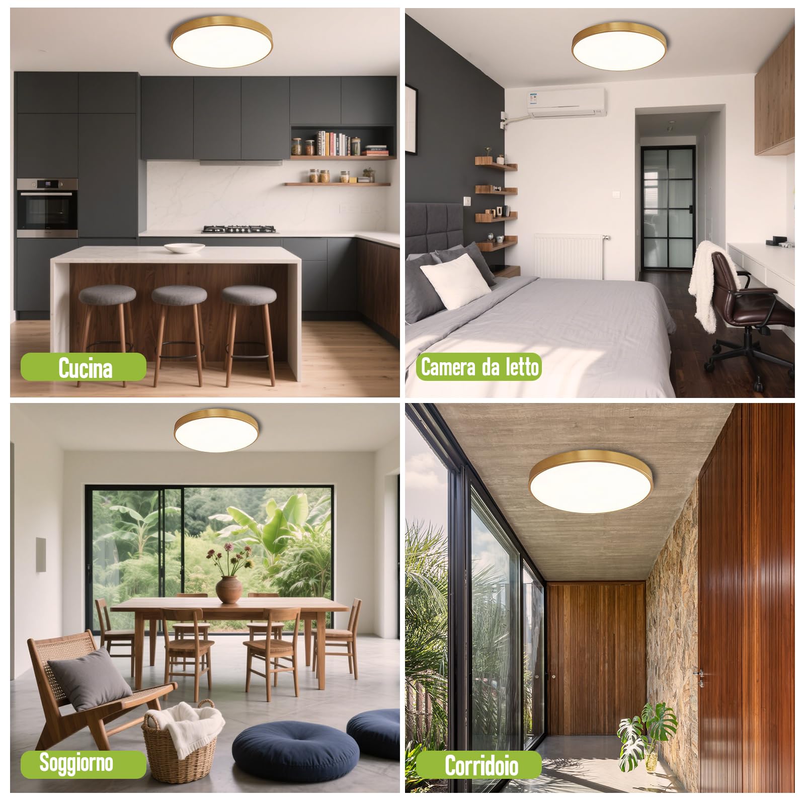 LED Tube T9 Tubo Circolare G10q 29W 2400lm Bianco Caldo 4000K Alternativa Alle Classiche Lampade Fluorescenti Ø40cm 180º 220V-240V Non Dimmerabili