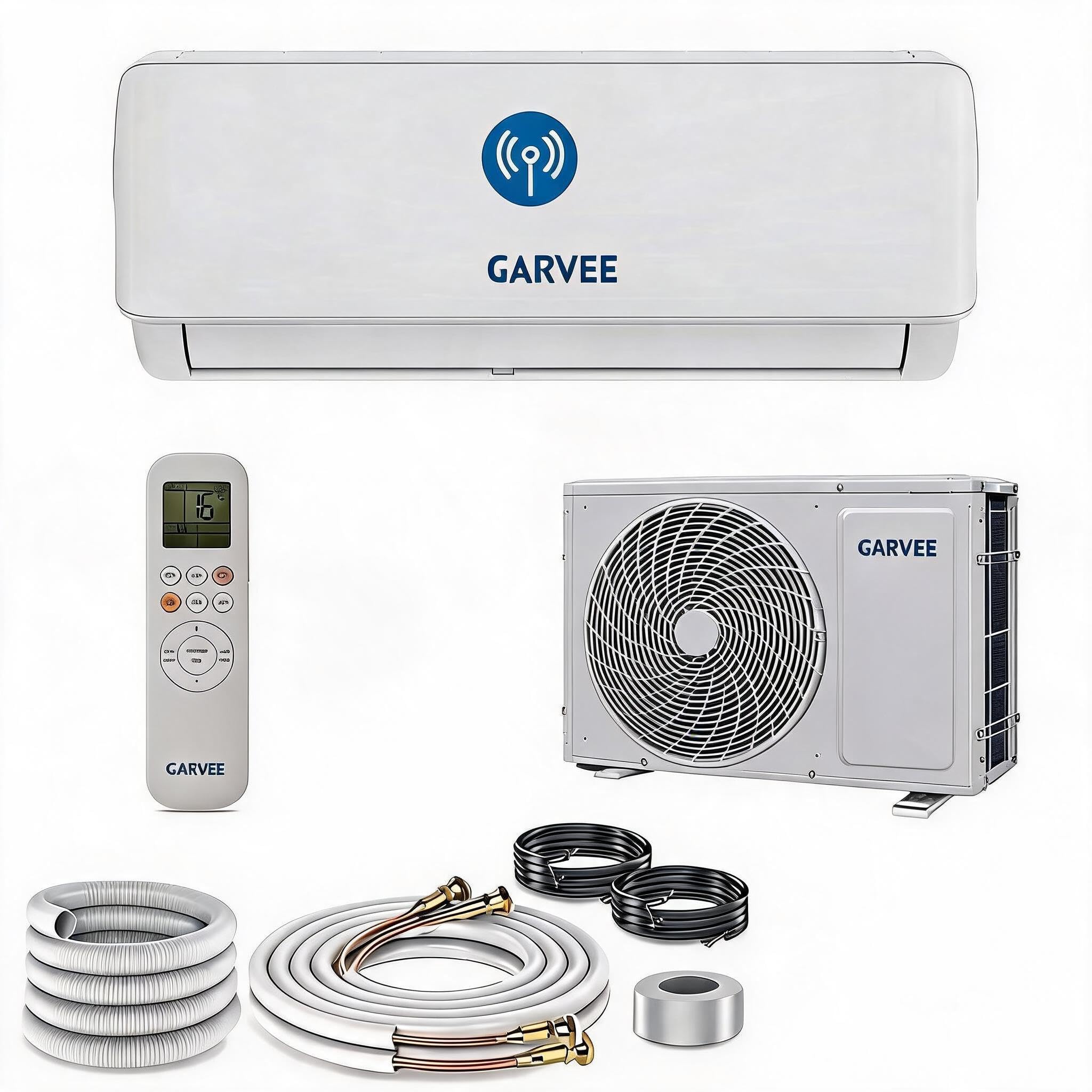 A++ Inverter Split-Klimaanlage 18000 BTU – Zentrale Klimatisierung, Heiz- & Kühlfunktion – Leiser Betrieb, Timer & Nachtmodus – R32 – Für Schlafzimmer, Büro & Wohnzimmer – Europäischer Standard,