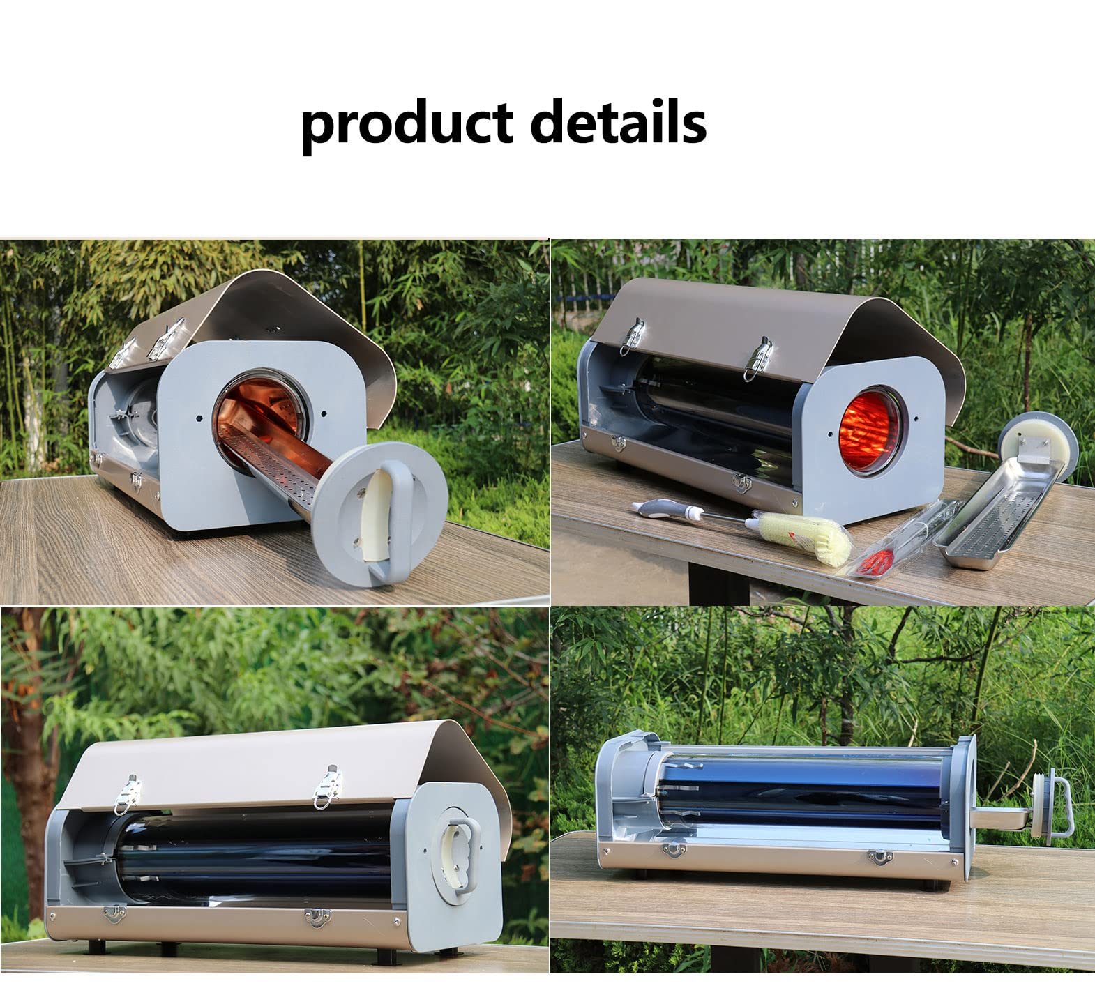 Amazon.co.jp: ソーラーオーブン ソーラーグリル 137mm大口径真空管