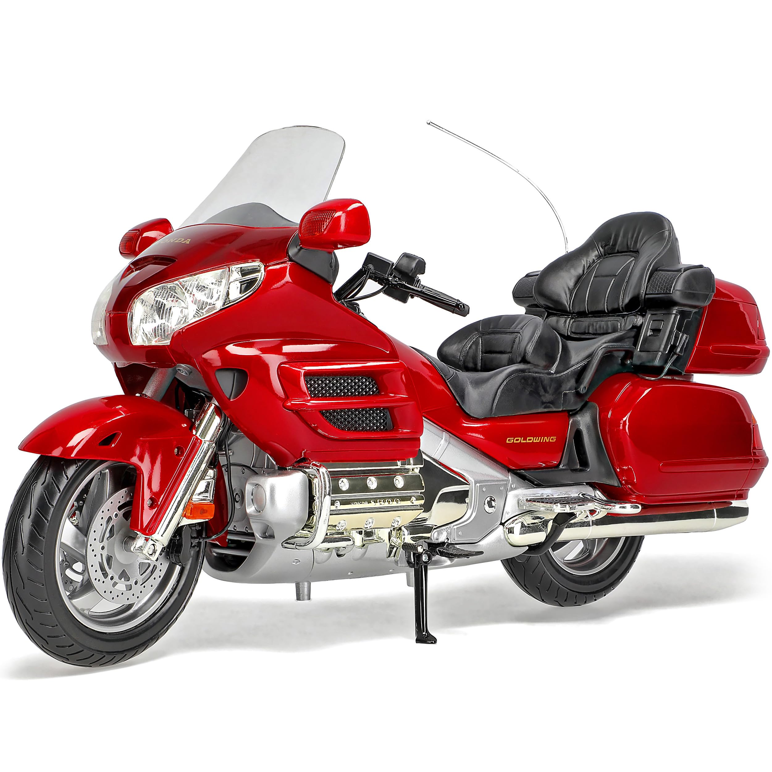 Motormax Hond. Goldwing Rot 1/6 Modell Motorrad