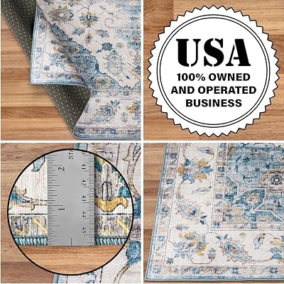 Lyle Vintage - Gray Ivory Blush - VIN-DIS-TRAD-GB - ReaLife Machine Washable Rug