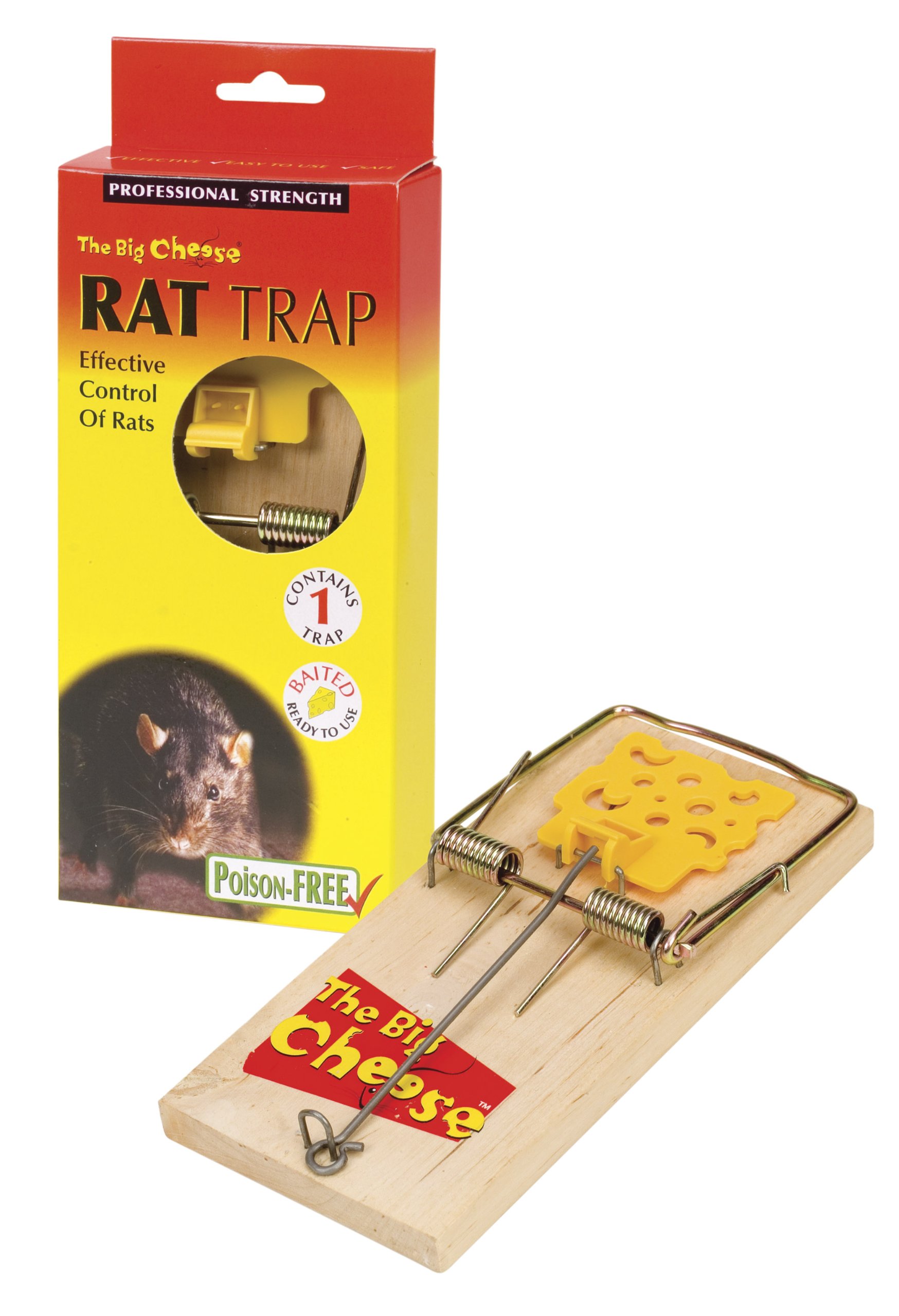 Stv The Big Cheese Professional Strength Baited Rat Trap Stv110