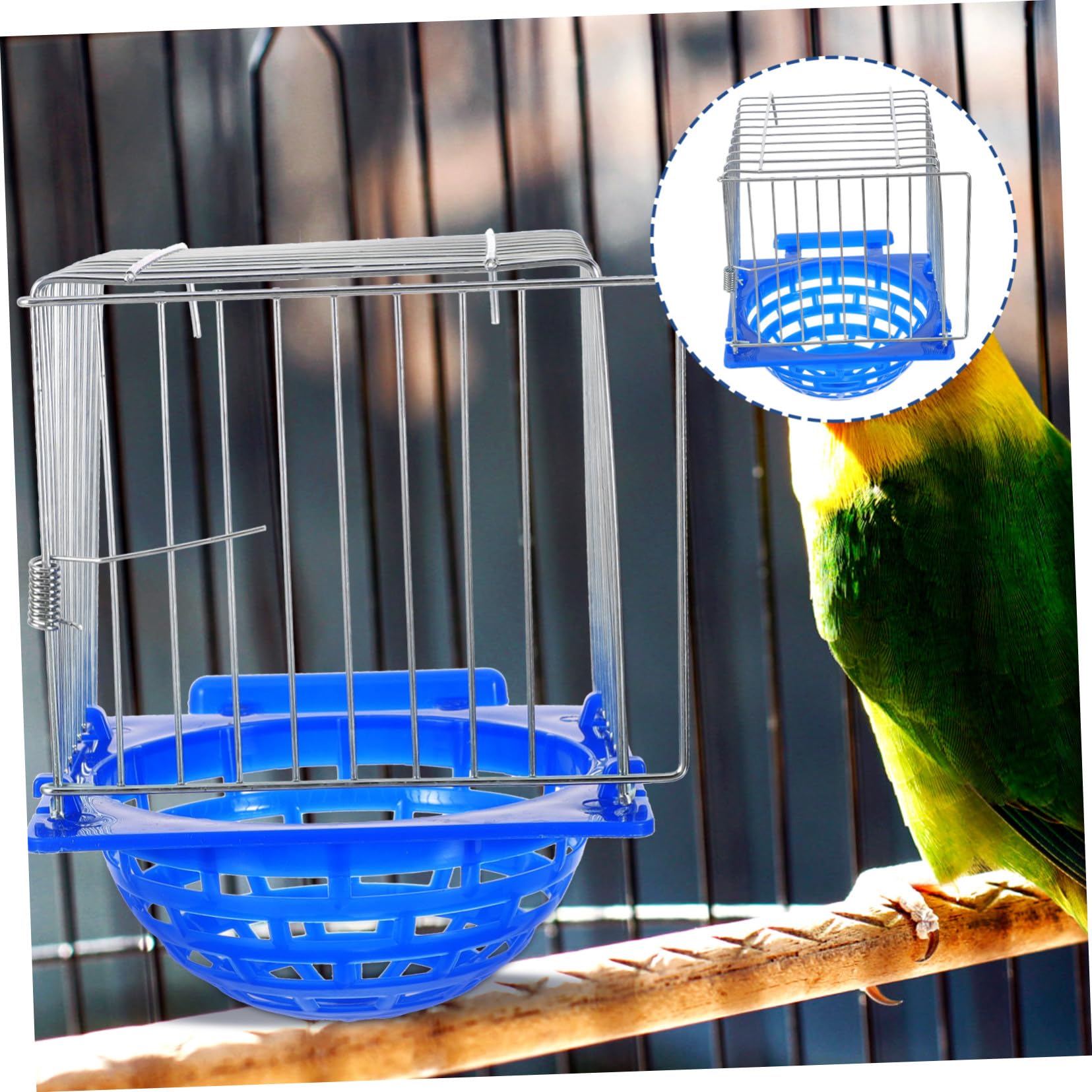 VICASKY 4 Pièces Nid Délevage pour Oiseaux Finch et Canaris Bassin Robuste et Confortable Favorise la Nidification Naturelle Adapté Aux et Moyennes Cages Matériau Résistant et Sécuritaire