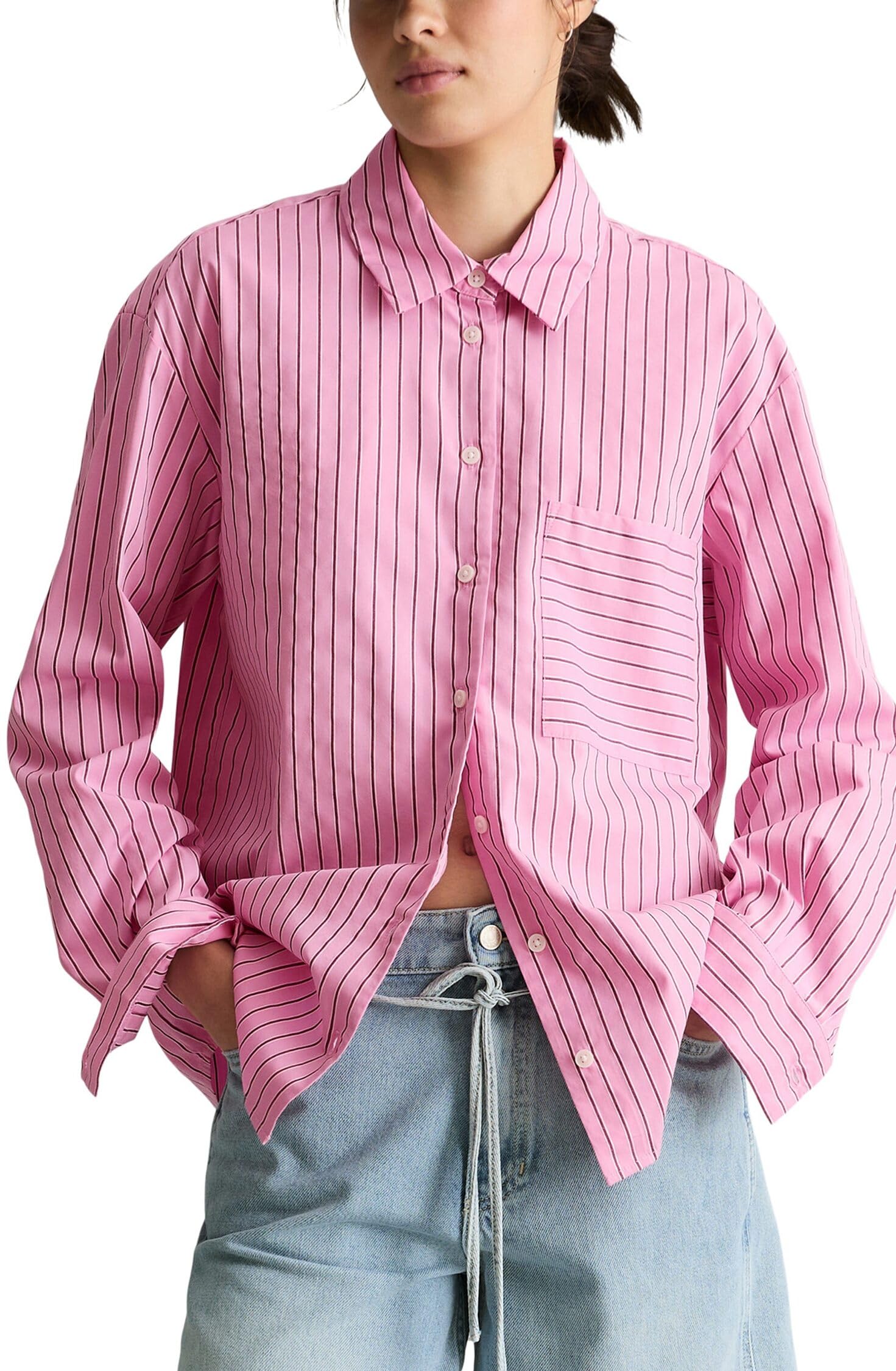 Marc O'Polo Denim Streifenbluse Regular