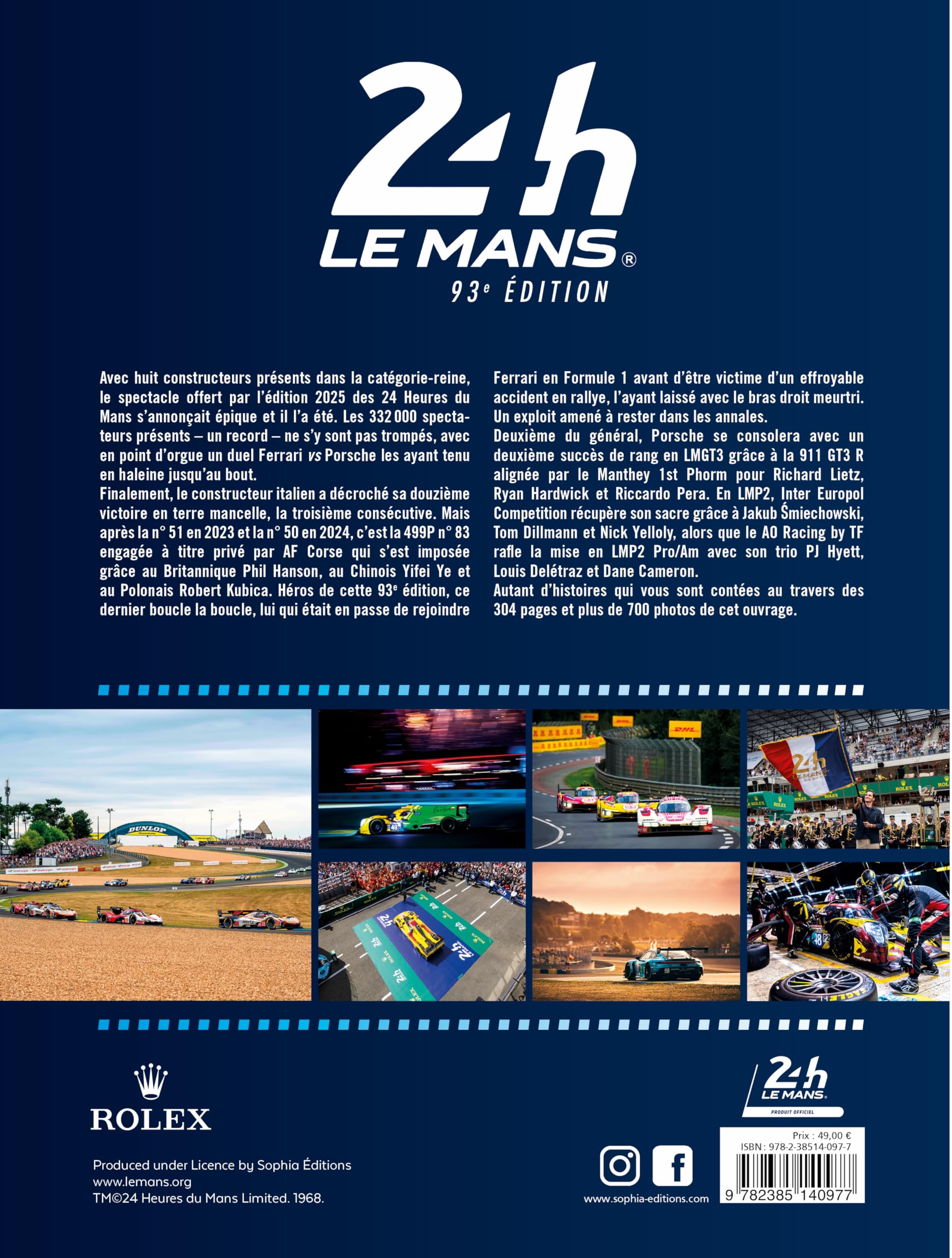 24h Le Mans 93e édition: Le livre officiel de la plus grande course d'Endurance du monde