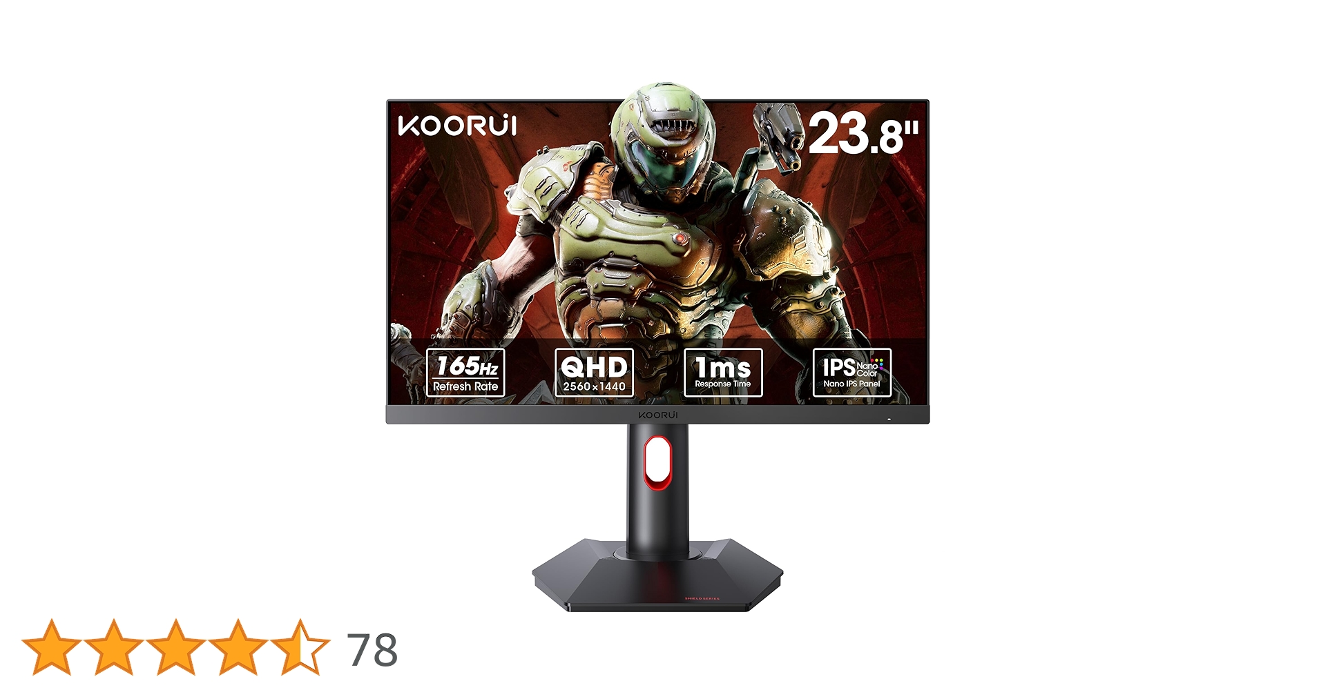 KOORUI ゲーミングモニター 24インチ165Hz FPS, RTS向け Amazon.co.jp: KOORUI ゲーミングモニター 24インチフルHD VA 非