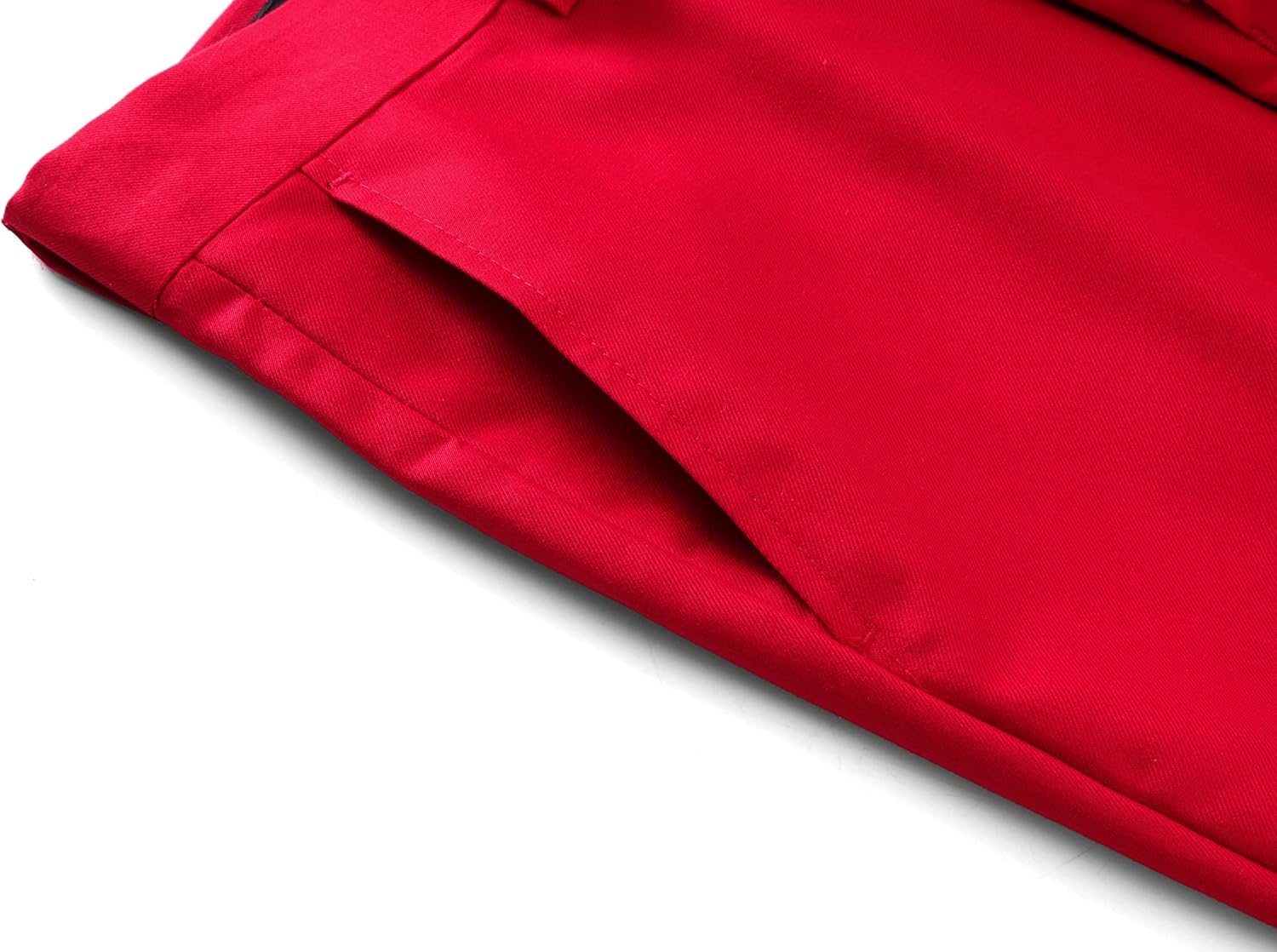 Mens Classic Suit Pants Straight Fit Modern Formal Dress Pants Separate Trousers - Image 5