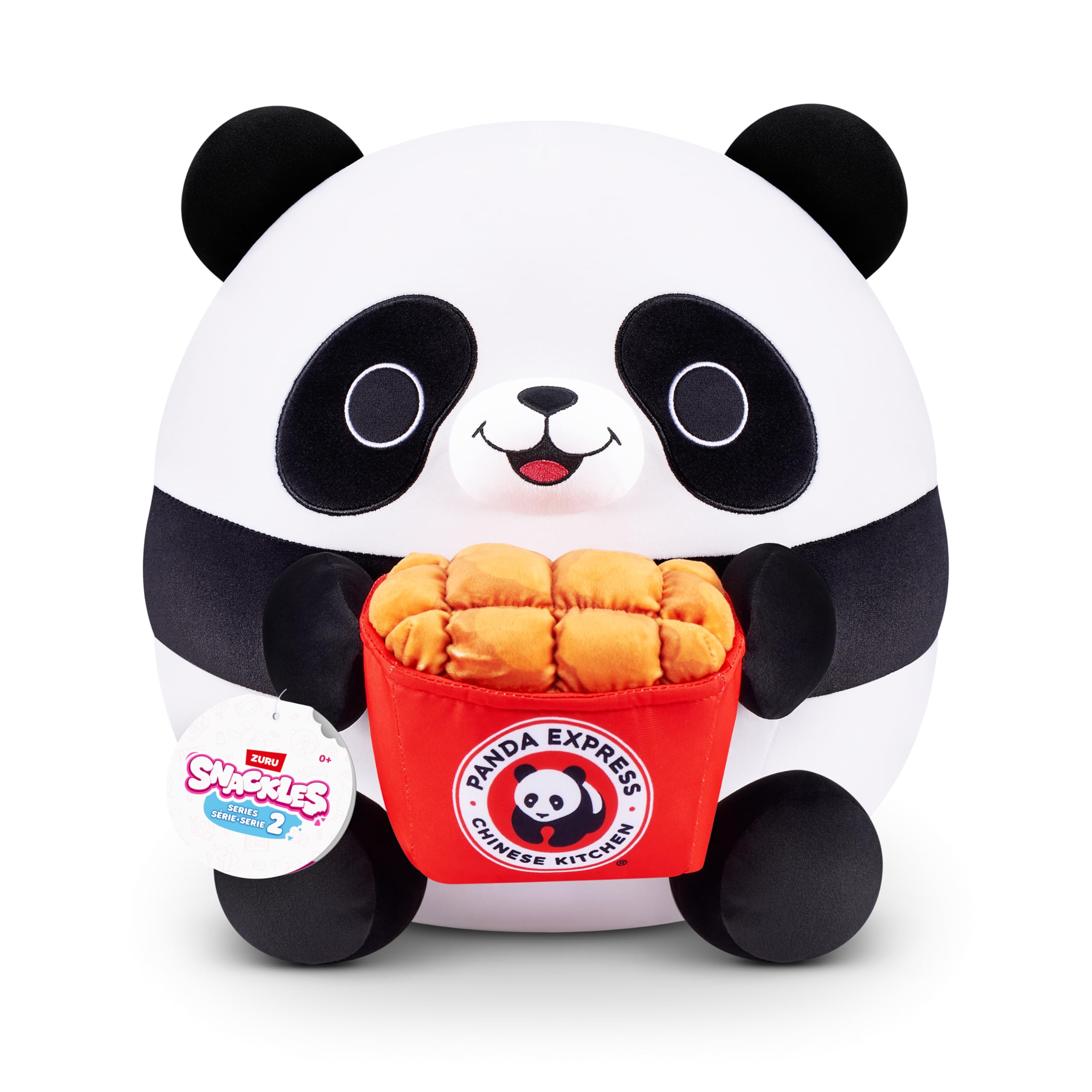 ZURU Snackles Series 2 Wave 2, Snack Swap Panda, 20 cm Panda Express Orange Chicken