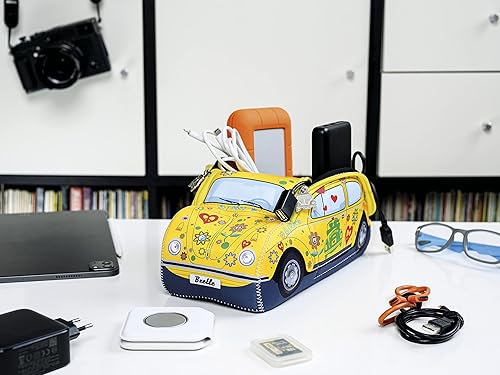 Miniatura 6 de BRISA VW Collection  Volkswagen Beetle Car Bug 3D neopreno bolsa universal  maquillaje viajes bolsa de cosméticos neoprenoflor
