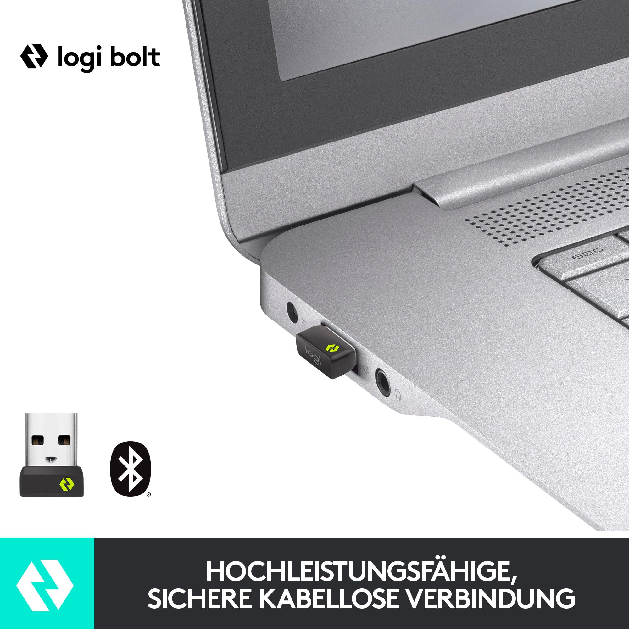 Logitech ERGO K860 for Business - Tastiera split ergonomica | Layout Tedesco QWERTZ - Grigio