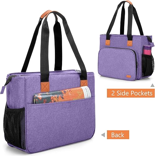 Miniatura 5 de LUXJA Estuche de transporte para almohadilla de luz A4 y accesorios de pintura de diamante, bolsa de almacenamiento para herramientas de pintura de