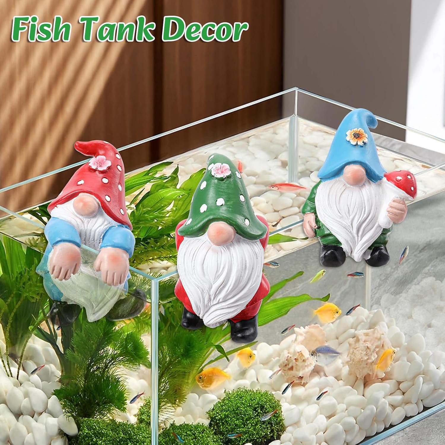 Garden Gnomes Statues Flower Pot Hugger 3PCS Spring Summer Decor Gnomes Decorations for Home Patio Garden Yard Outdoor - Image 5