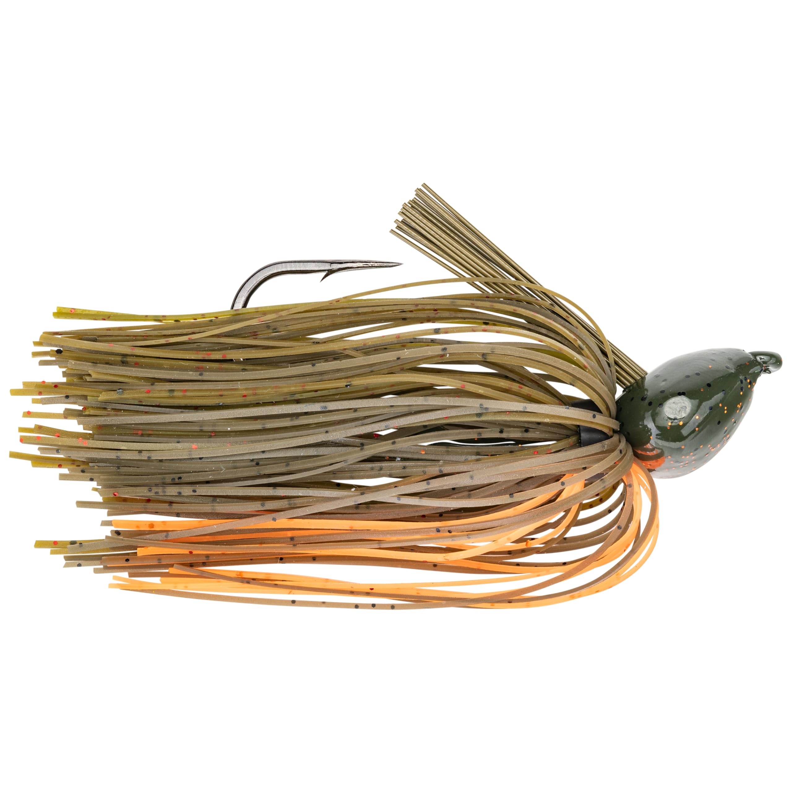 Strike King Jointed Structure Head 3/4 Oz – Bama Craw Design For Bass Fishing, Weedless Football Jig With Super Needle Point Hook - View #5
