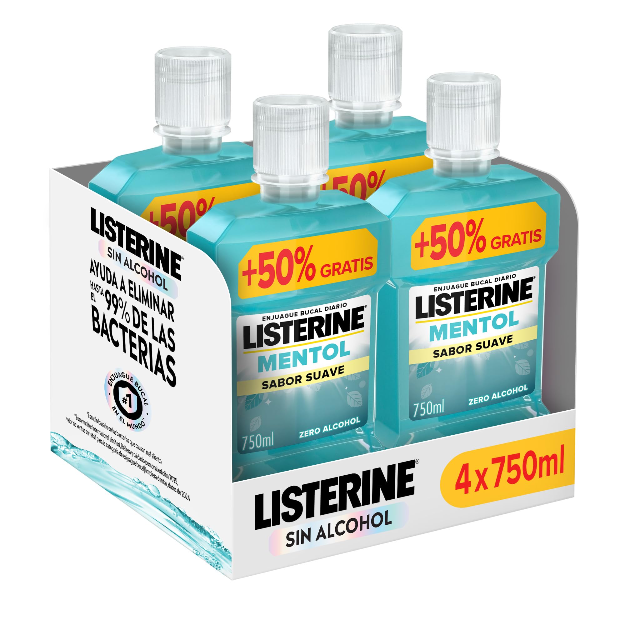 Enjuague Bucal Listerine 0% Alcohol