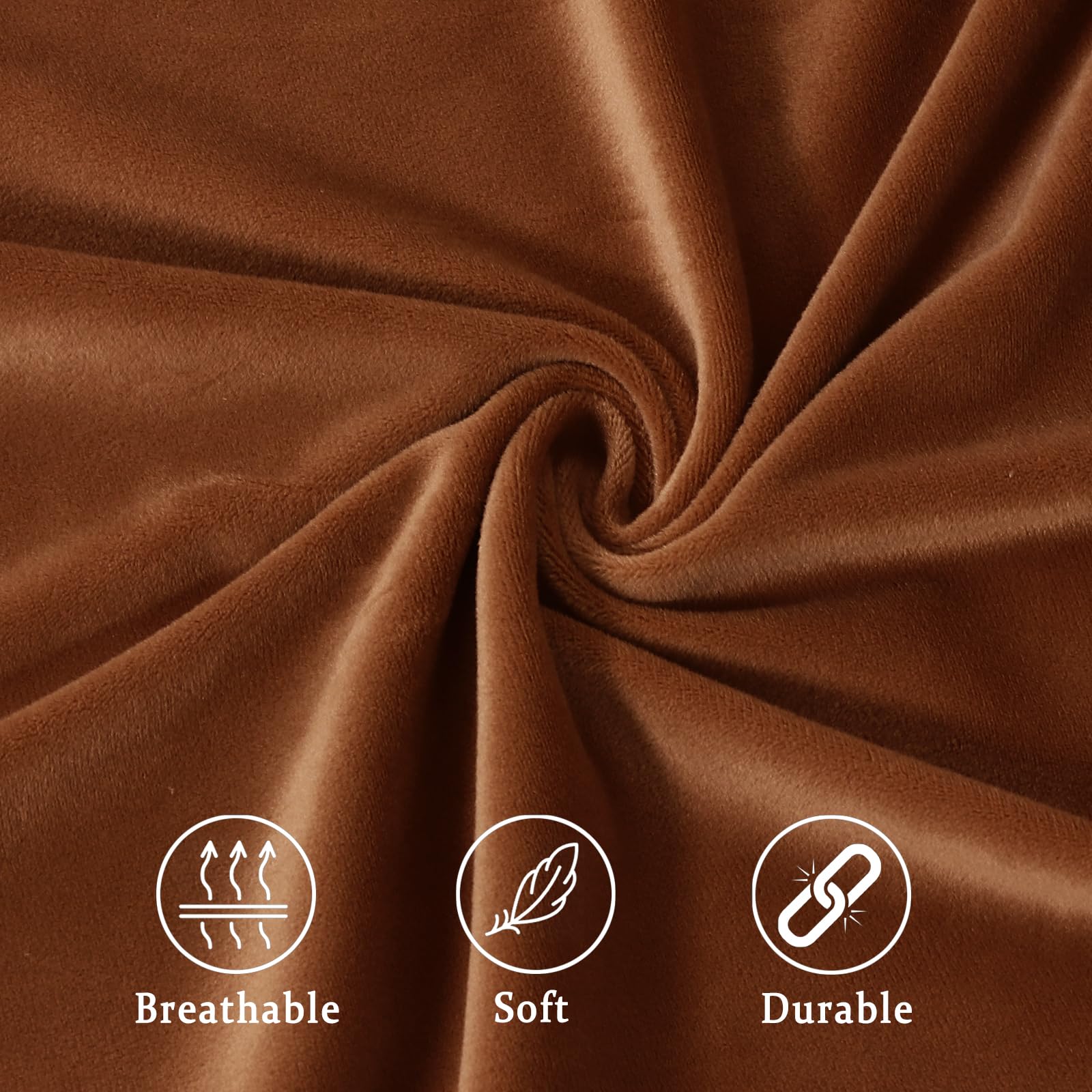 Funda de sofá Chesterfield de terciopelo elástico, funda de sofá con funda de cojín de asiento para sillón curvo, estilo vintage, se adapta a asientos de dos plazas y asientos pequeños