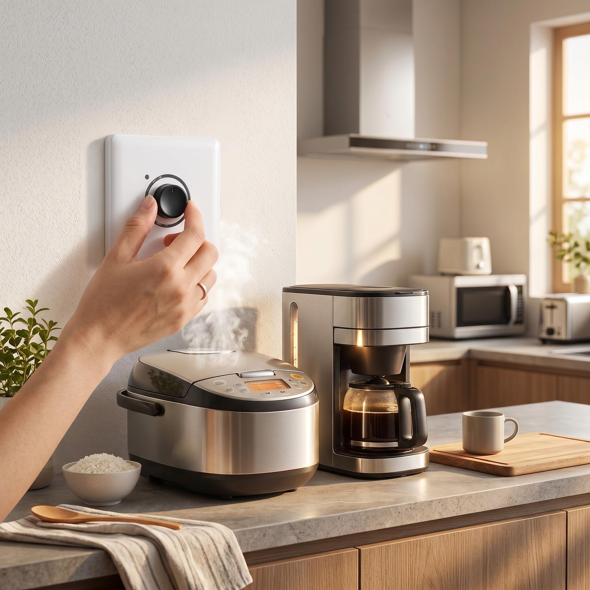 Panneau de Commutation de Minuterie, 220 V 3 500 W, Compte à Rebours, Interrupteur de Mise Hors Tension, Minuterie Murale à Commande Tactile pour Lumières, Moteurs, Appareils