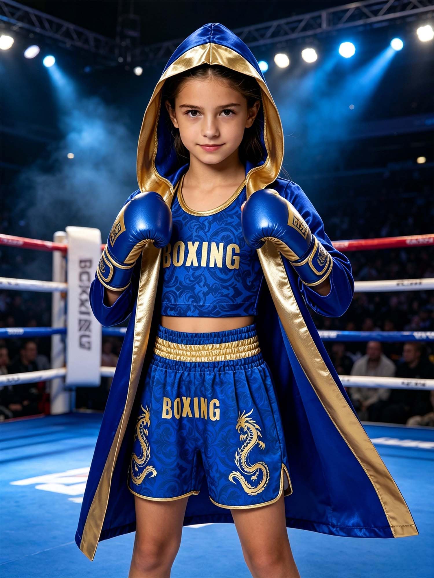 Bambini Abbigliamento Boxe Bambino Set Pantaloncini L'Allenamento