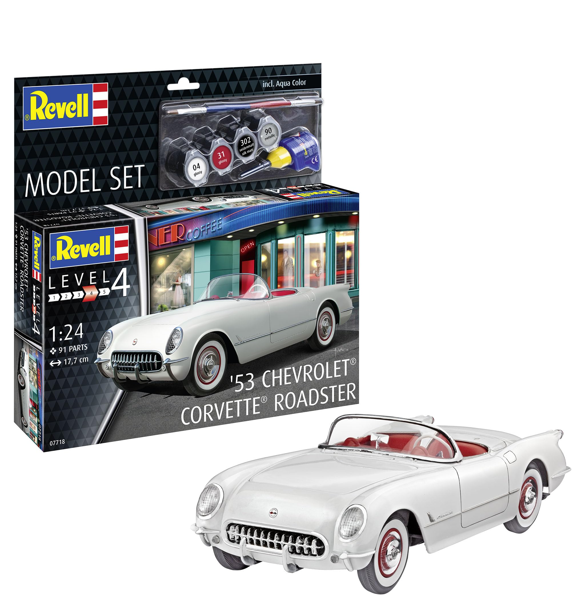 Revell Model Set 67718 '53 Chevrolet® Corvette® Roadster 1:24