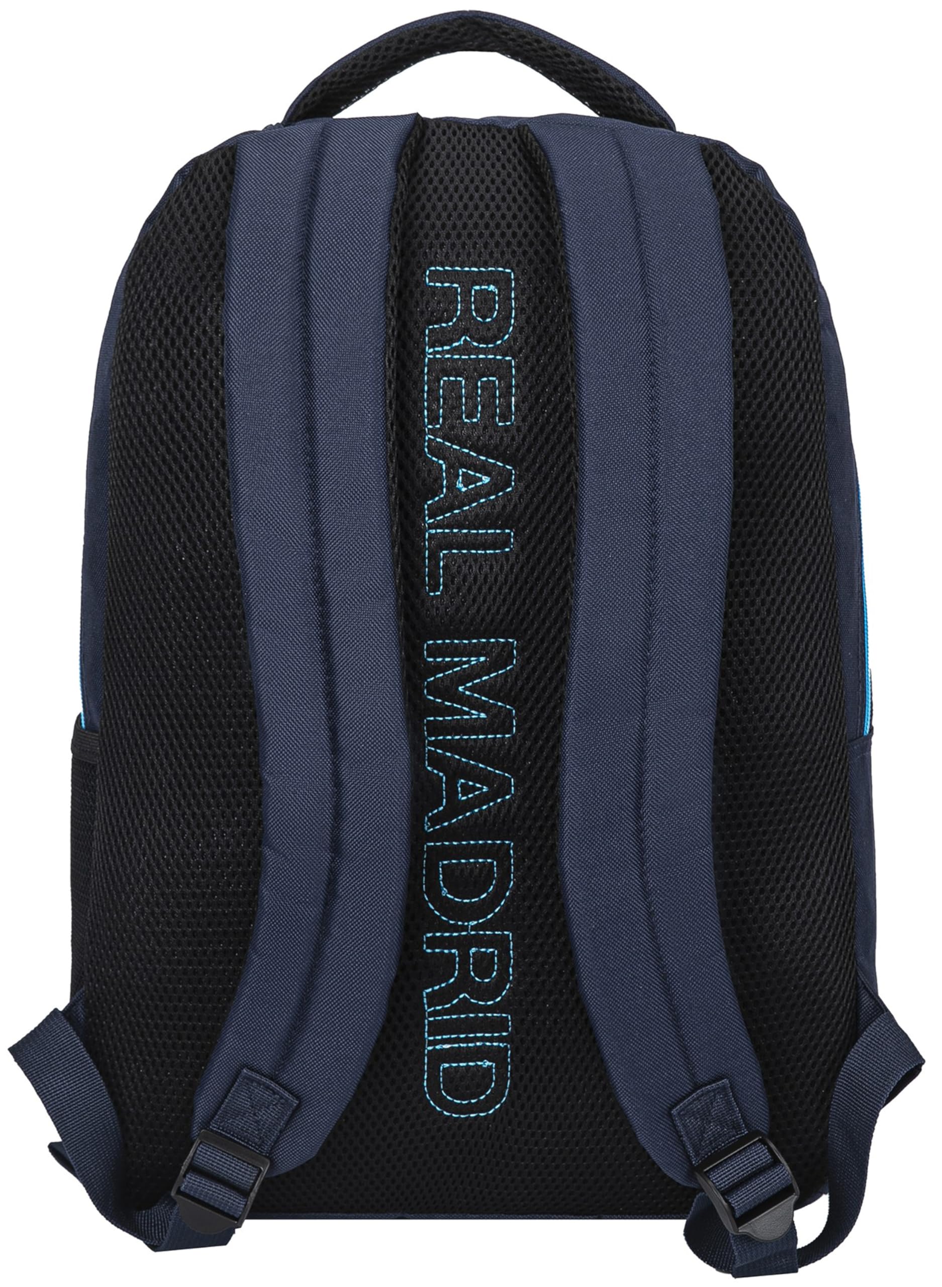 Real Madrid - Mochila escolar 3 compartimentos Real - Colección oficial