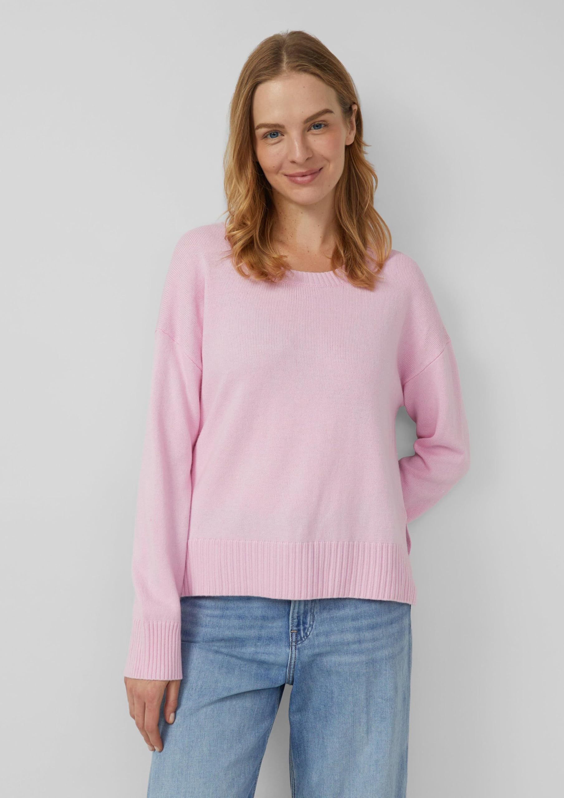 s.Oliver Strickpullover mit Seitenschlitzen